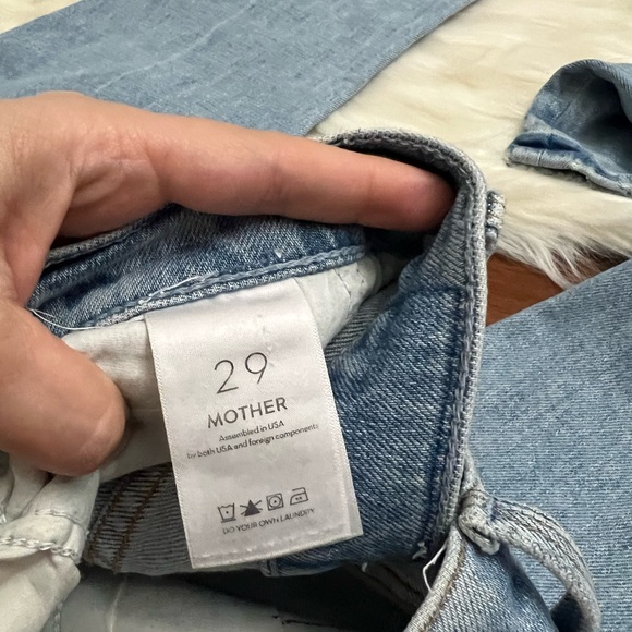 MOTHER The Huffy Skimp Superior Rope’s End Distressed High Rise Jeans 29 - Picture 4 of 6